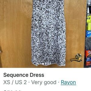 Chic Monochrome Patterned Dress